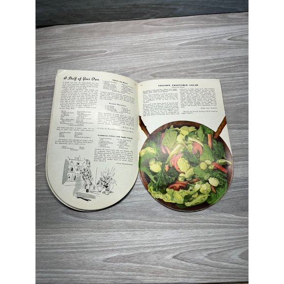 Mazola Salad Bowl Vintage Recipe Booklet 1938 Salad Oil Cookbook - Picture 5 of 8